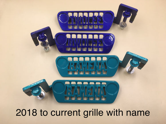 Jeep grille foot pegs