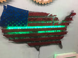 Custom Country USA Flag Metal