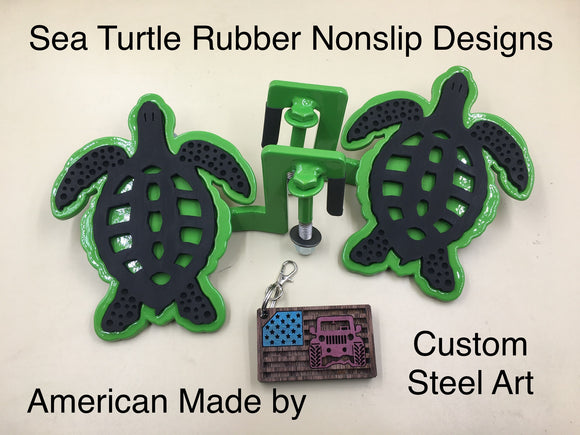Sea turtle rubber top